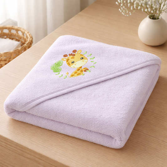 Kapuzenbadetuch "Giraffe