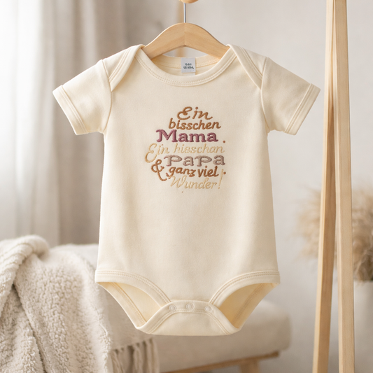 Kurzarmbody "ein bisschen Mama"