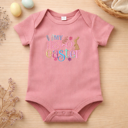 Kurzärmeliger Body "First Easter"